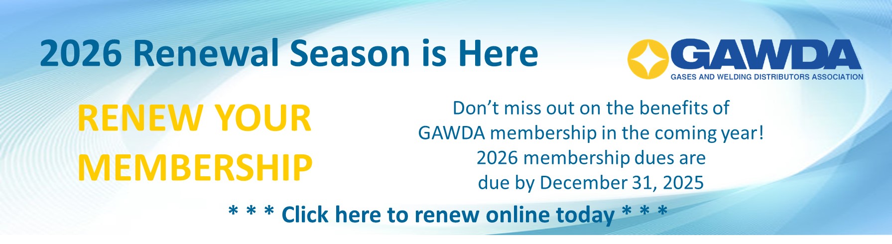 GAWDA Membership Renewal for 2026